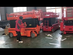 전기 구동 12m 자동 시저 리프트 2.27m X 1.12m 플랫폼 크기